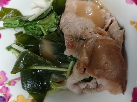 豚しゃぶ味噌だれ